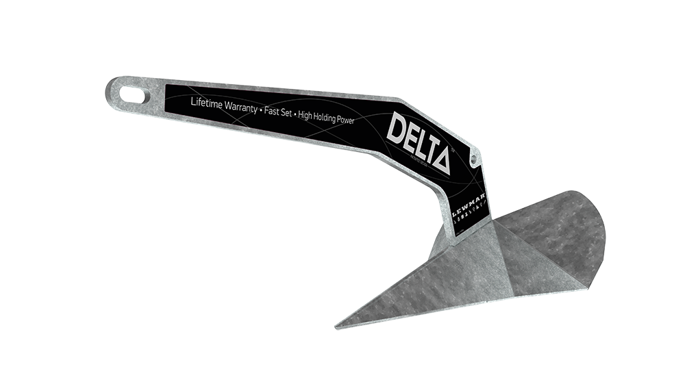 LEWMAR, 4kg/9lb Delta® Anchor (Galvanised)  0057404 by LEWMAR