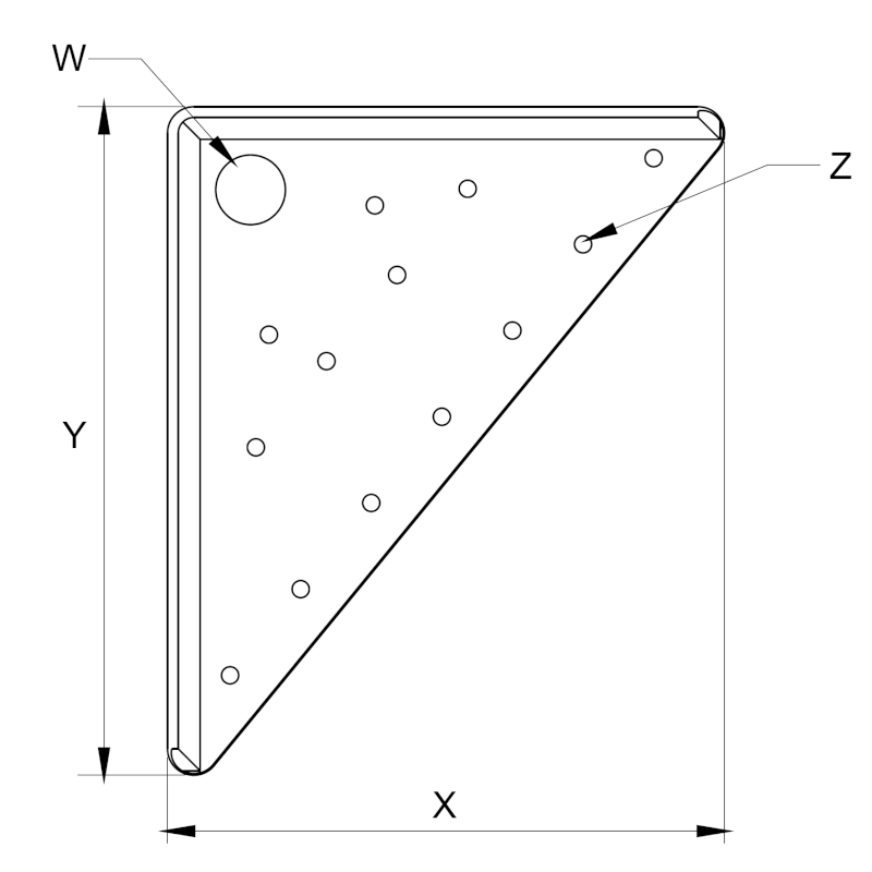 Allen, Allen 126 x 150mm Mainsail Headboard