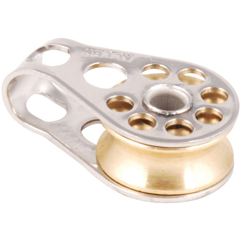 Allen, Allen 16mm Single Lightweight Block with Brass Sheave